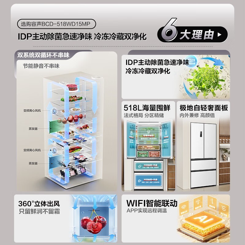BCD-518WD15MPAʽűʱػ