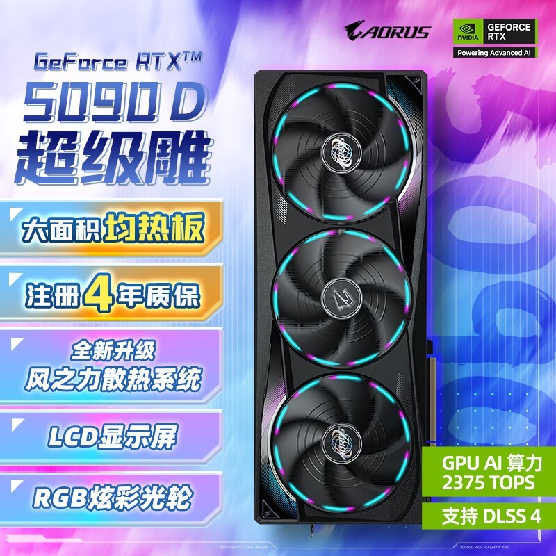  AORUS GeForce RTX 5090 D MASTER 32G