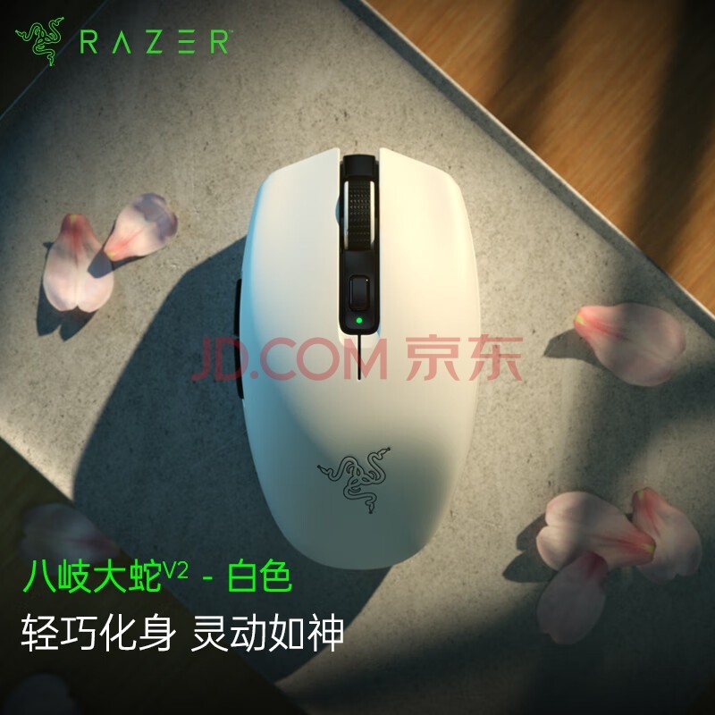 (Razer)᪴V2˫ģ 羺Ϸ  ˫ͨ Լ/LOL/CS GOϷ ɫ