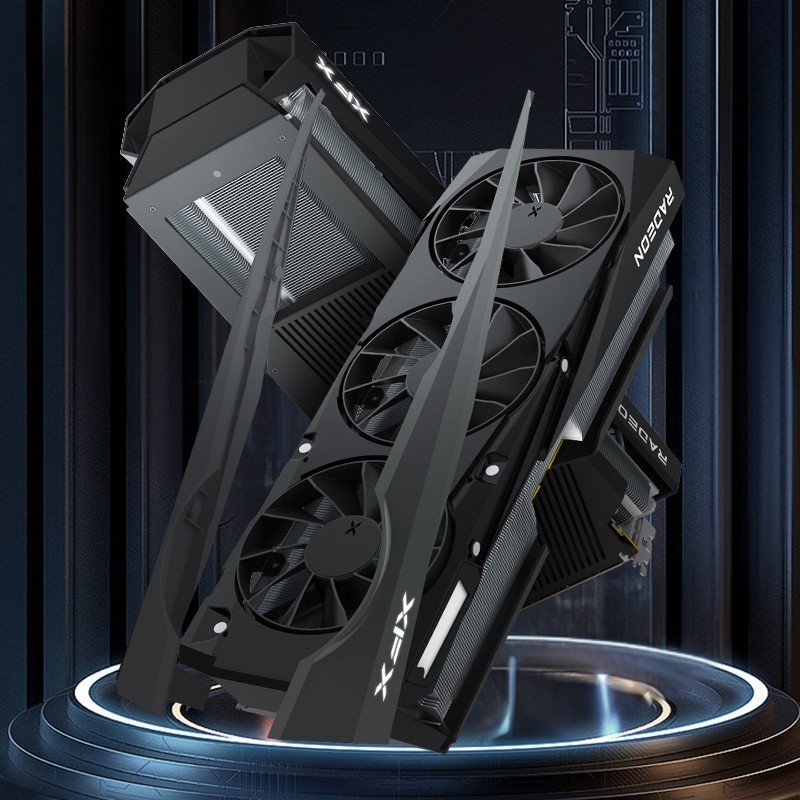 讯景RX9070XT16G黑狼游戏显卡满减优惠9.5折到手5779元