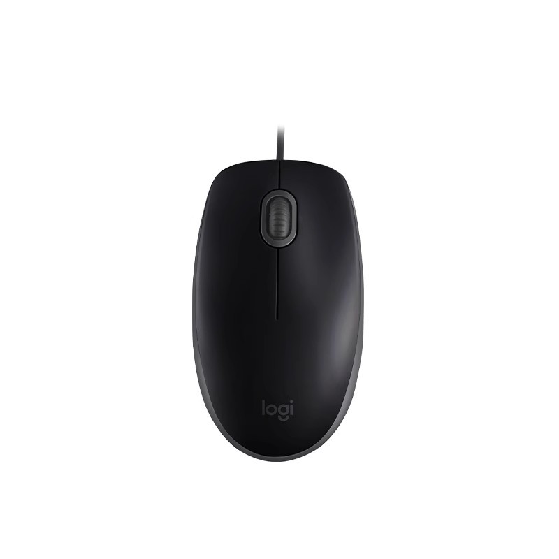 logitech 罗技 M110s有线鼠标轻静音办公笔记本台式电脑USB G