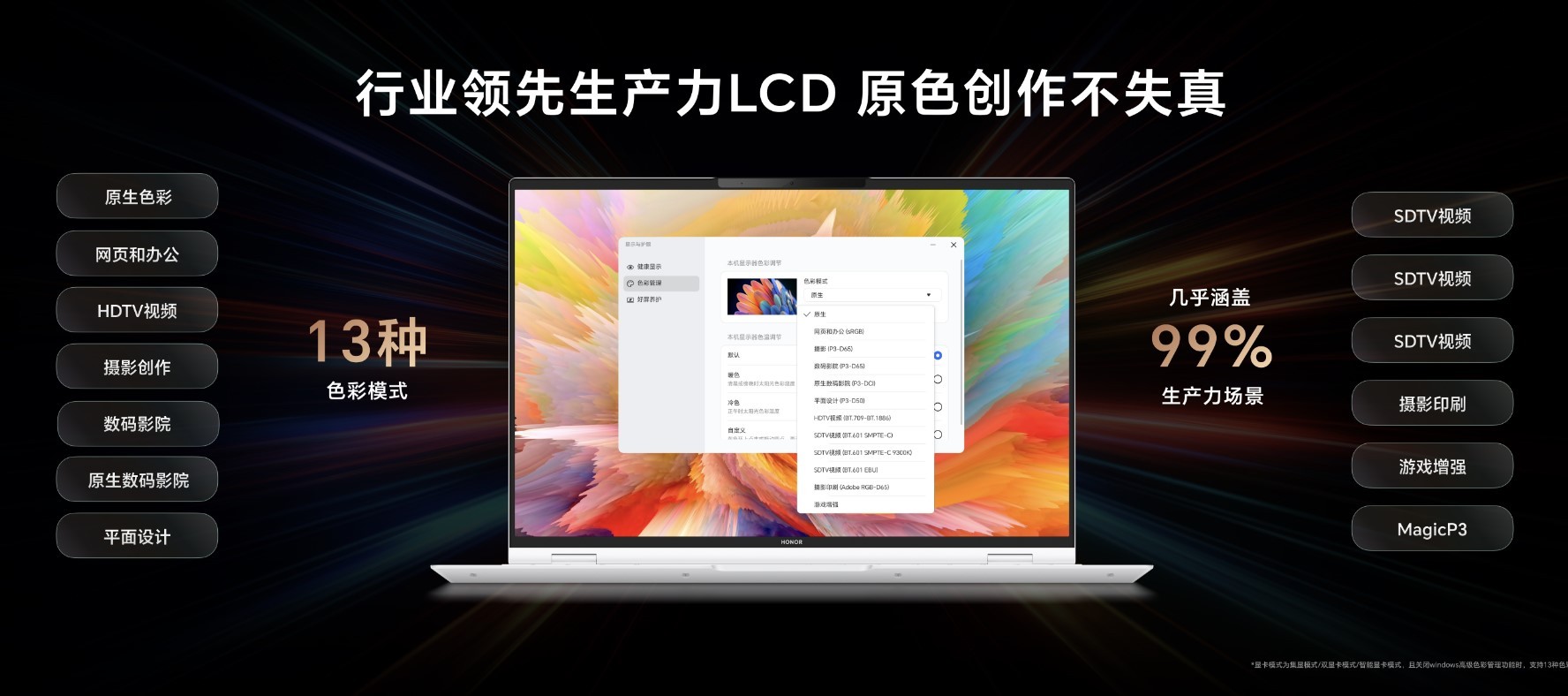 荣耀MagicBook Pro 16 2025视觉与护眼全面升级
