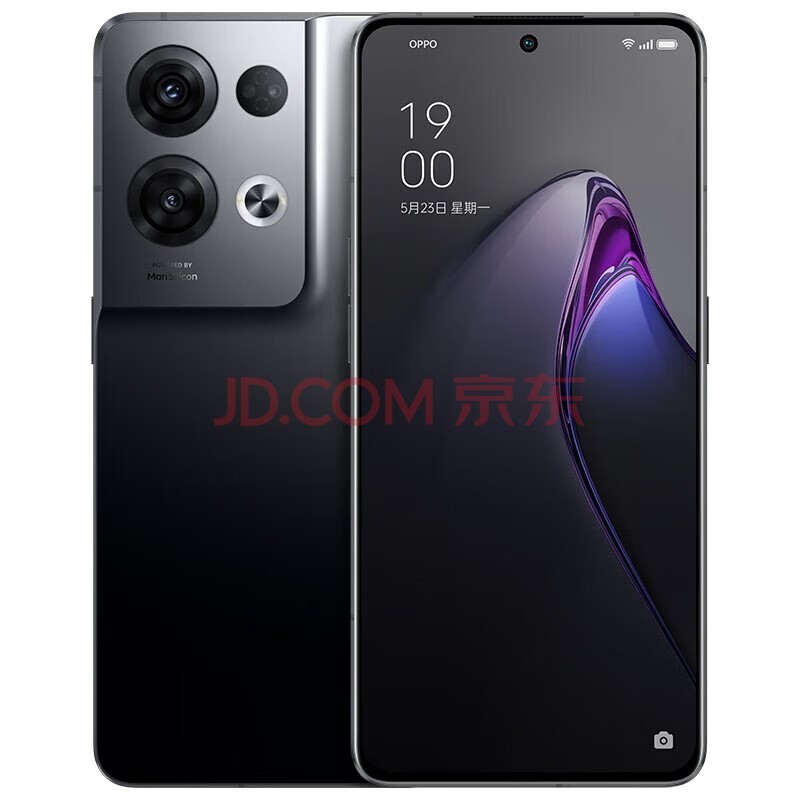 OPPO Reno8 Pro+ 新款5G全网通oppo手机reno8pro+拍照手机 Reno8 Pro+-暗涌黑 12GB+256GB