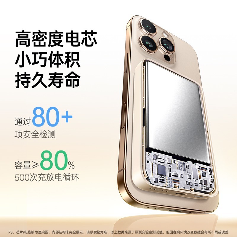 绿联 MagSafe 支架款磁吸充电宝79.2元秒杀!