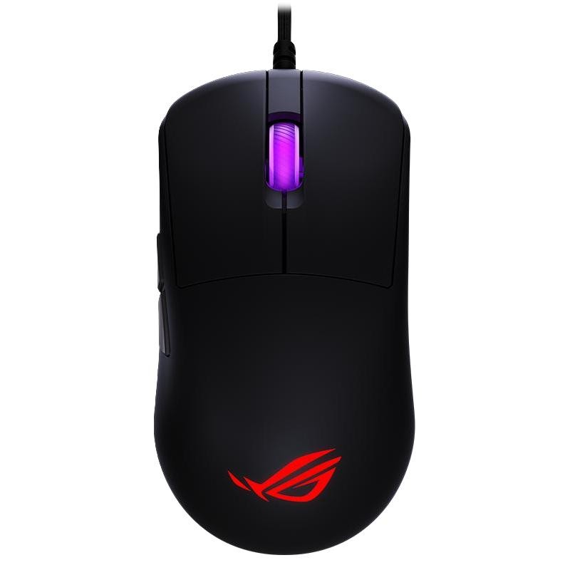 华硕 ROG 龙鳞 Mini标准版有线鼠标52g即插式微动板载内存机械微动