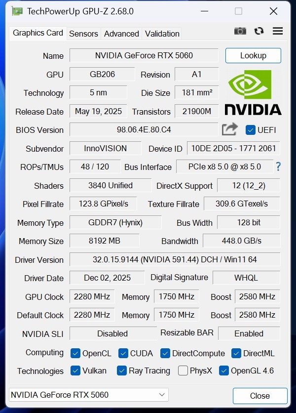 映众 GeForce RTX 5060 超级冰龙评测 以简驭繁 新冰龙美学