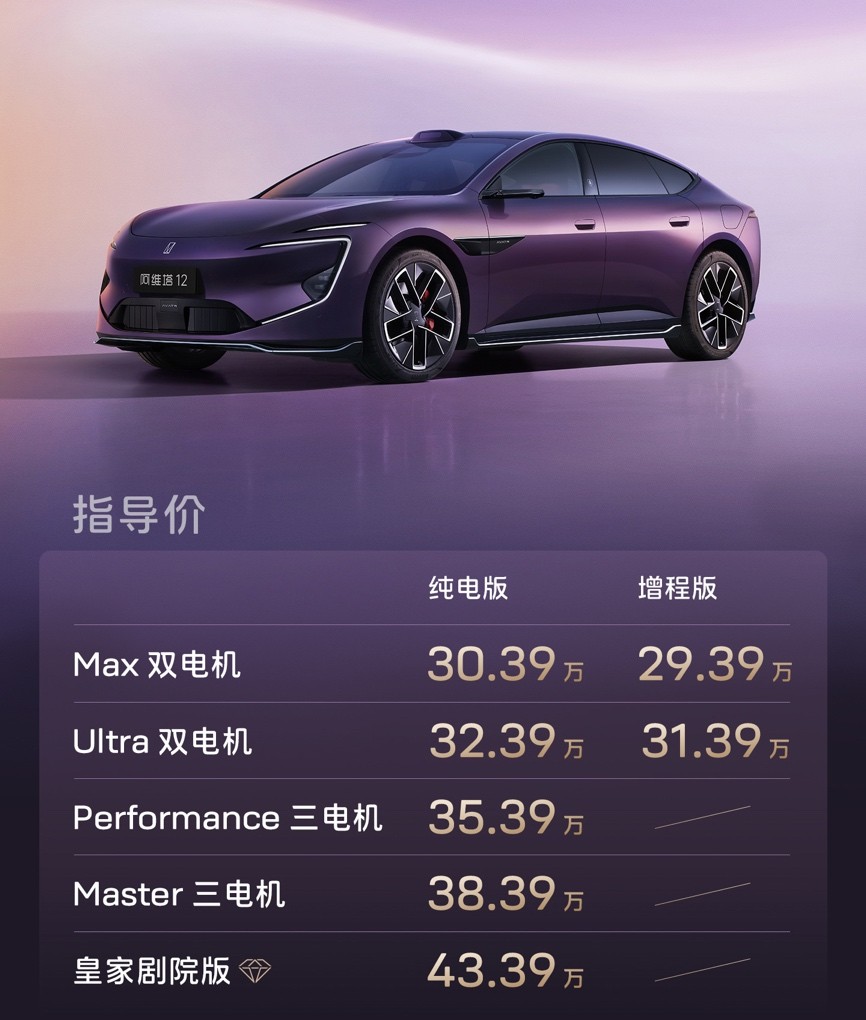 新阿维塔12售价29.39万起,阿维塔06T预售价22.99万起