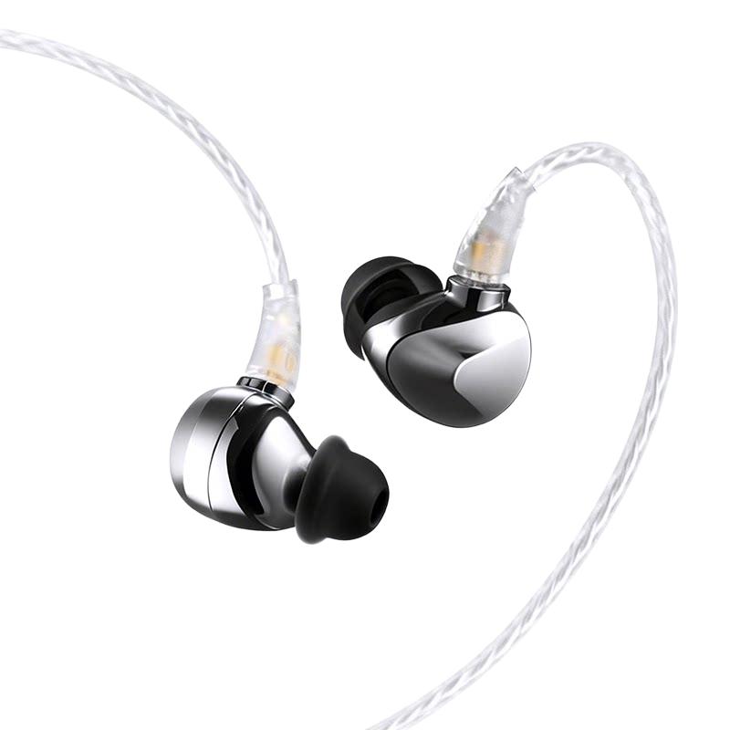 旷世音响 纤维复合振膜动圈动铁 入耳式有线HiFi耳机
