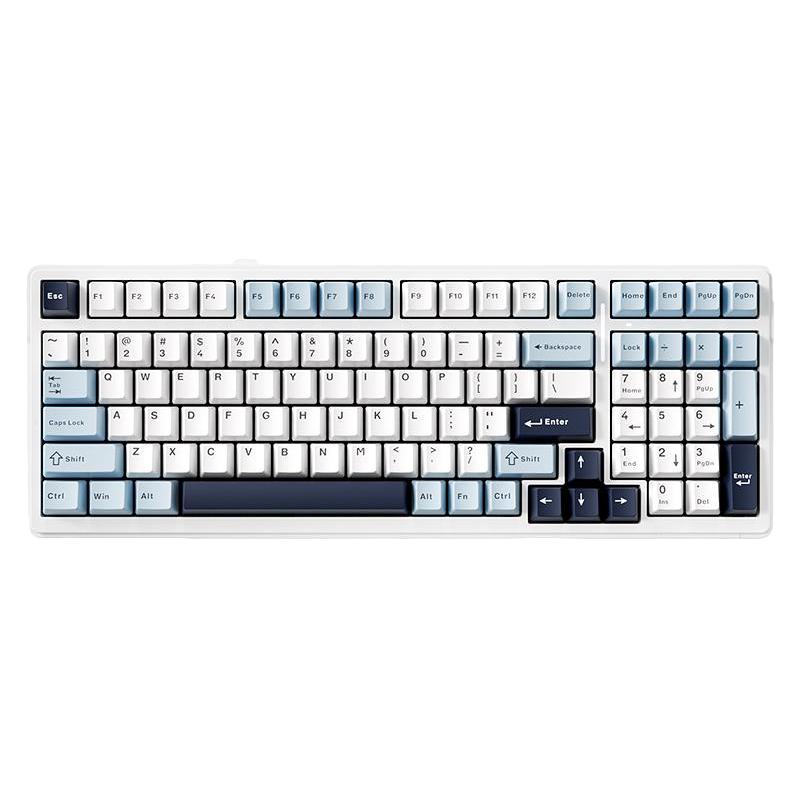狼蛛 F99 99键 2.4G蓝牙 多模无线机械键盘