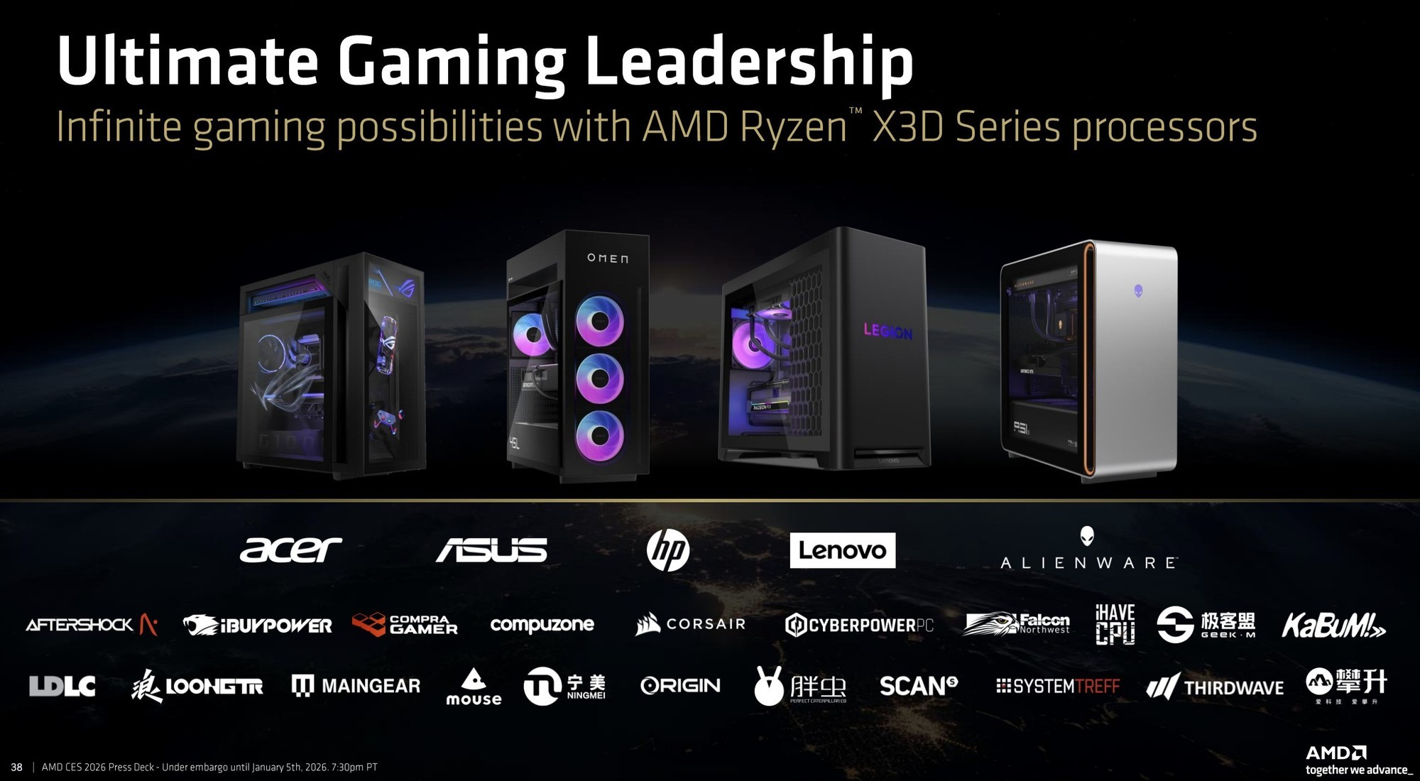 CES 2026:AMD正式发布锐龙7 9850X3D!加速频率5.6GHz