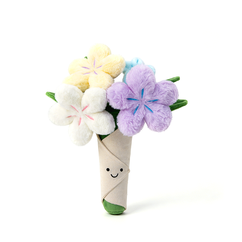SMILE BELLA Smilebella花束玩偶手捧花娃娃毛绒公仔鲜花布偶毕业女生日礼物