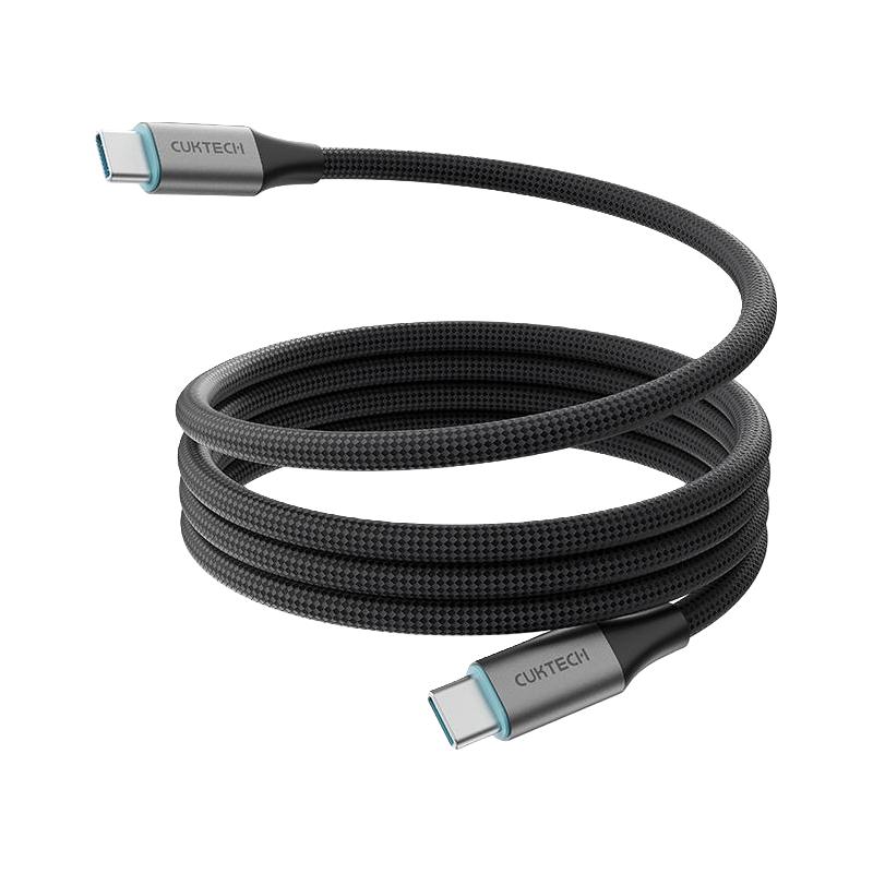 酷态科 C-C磁吸织数据线双Type-c笔记本快充线适用于iPhone16 Pro Max充电器线/15/ipad/MacBook