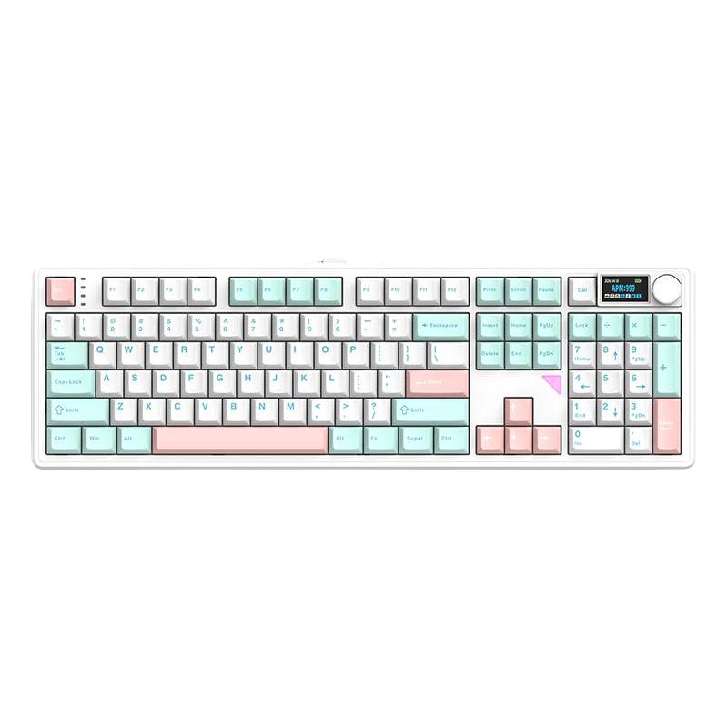 高斯 GS3108TPRO高斯客制化108机械键盘 有三模连接 RGB灯效 办公游戏