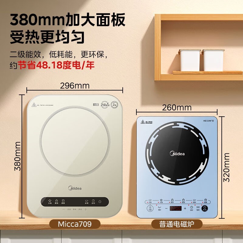 美的电磁炉C22到手359元