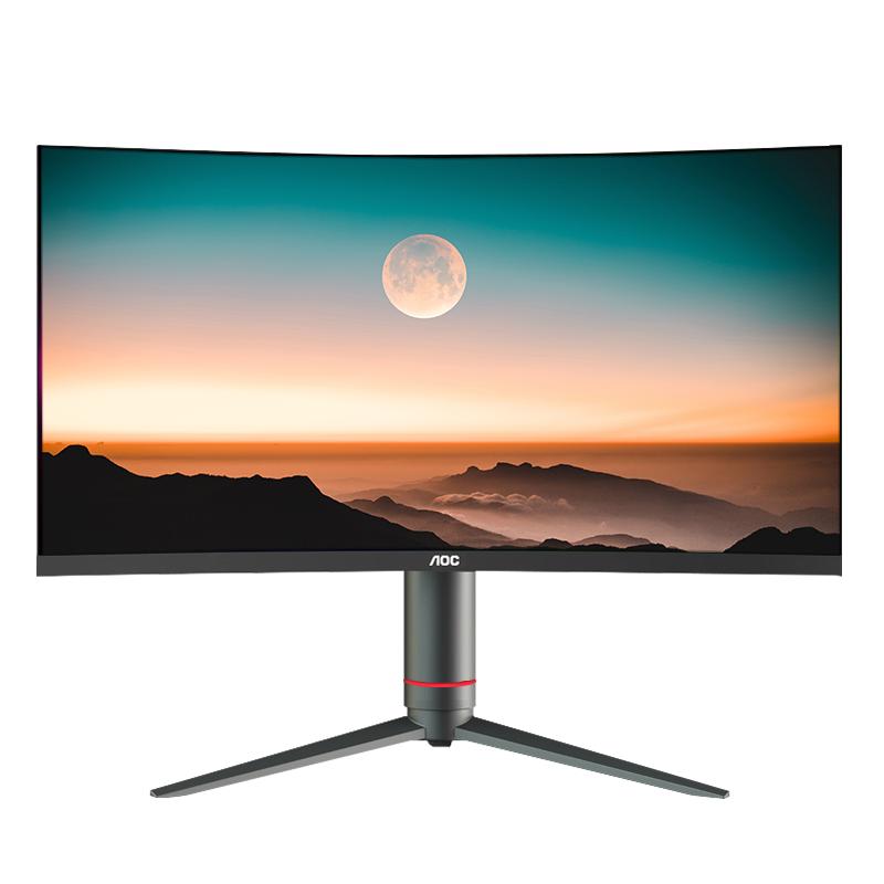 AOC 27寸曲面屏一体机电脑台式曲面家用办公高配游戏直播曲屏全套台式机苹果华为华硕惠普戴尔