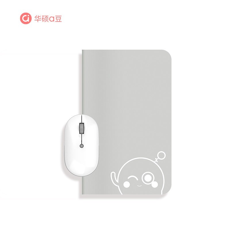 华硕 a豆无线鼠标轻音女生可爱台式笔记本电脑鼠标垫学生办公游戏