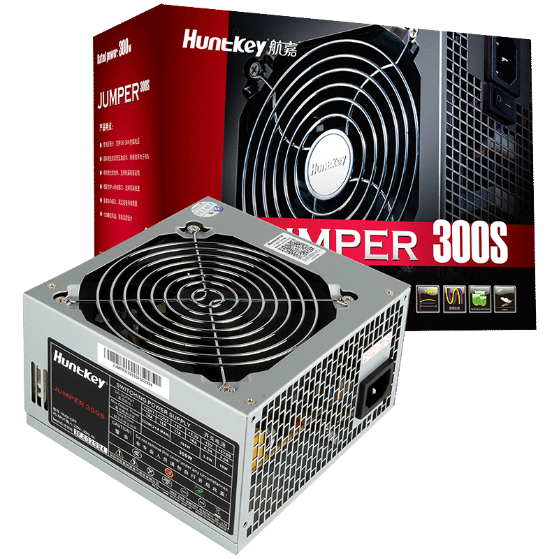航嘉 JUMPER系列 非模组ATX电源 300W