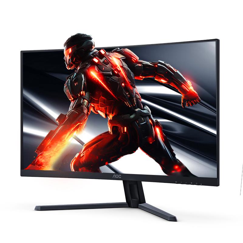 AOC G4宙斯盾 CQ32G4E 31.5英寸 VA 1500R FreeSync 显示器（2560x1440、180Hz、92%DCI-P3、HDR10）