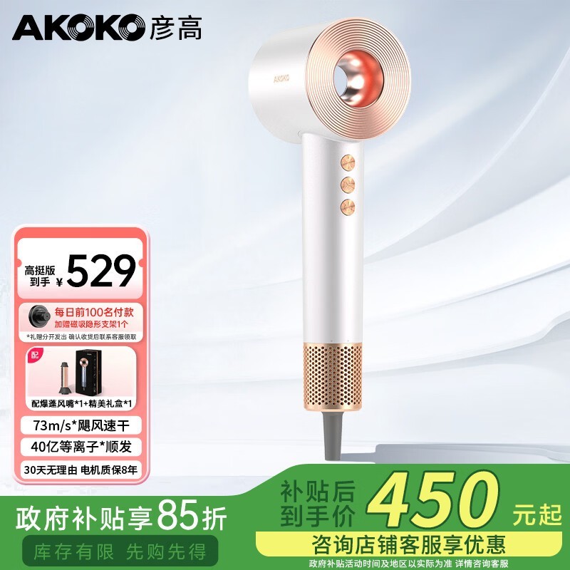 彦高负离子高速吹风机