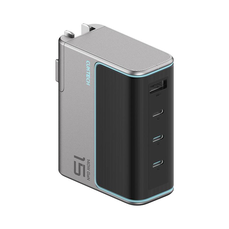 酷态科 15号 140W氮化镓四口充电器 3C1A