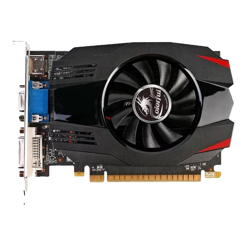 七彩虹 GT730K 黄金版 2GD5 显卡 2GB 黑色