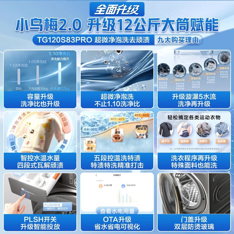 小天鹅小乌梅2.0洗衣机钜惠