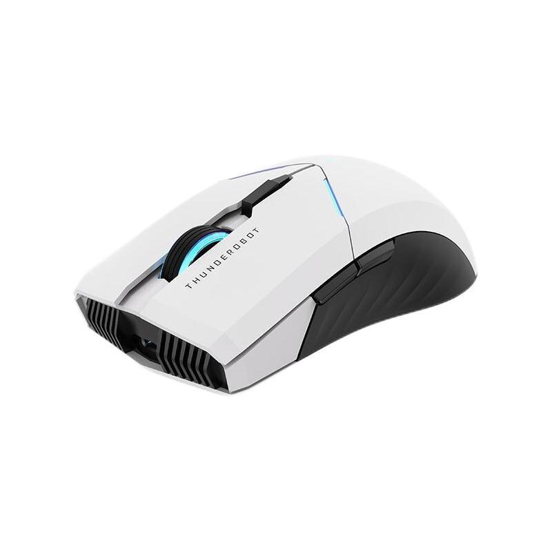 雷神 ML701 2.4G THUNDERSPEED 无线鼠标 4000DPI 白鲨