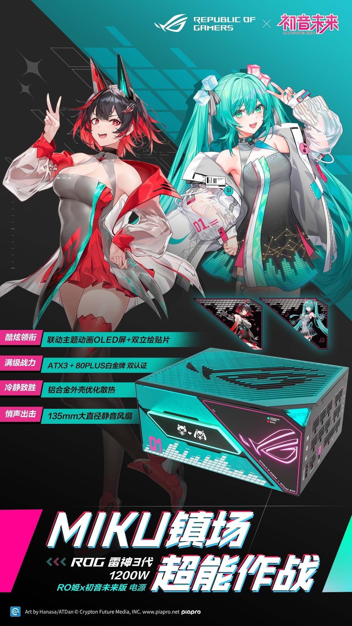 全线登场!ROGx初音未来联名装备开启预约,超能好物即刻拥有