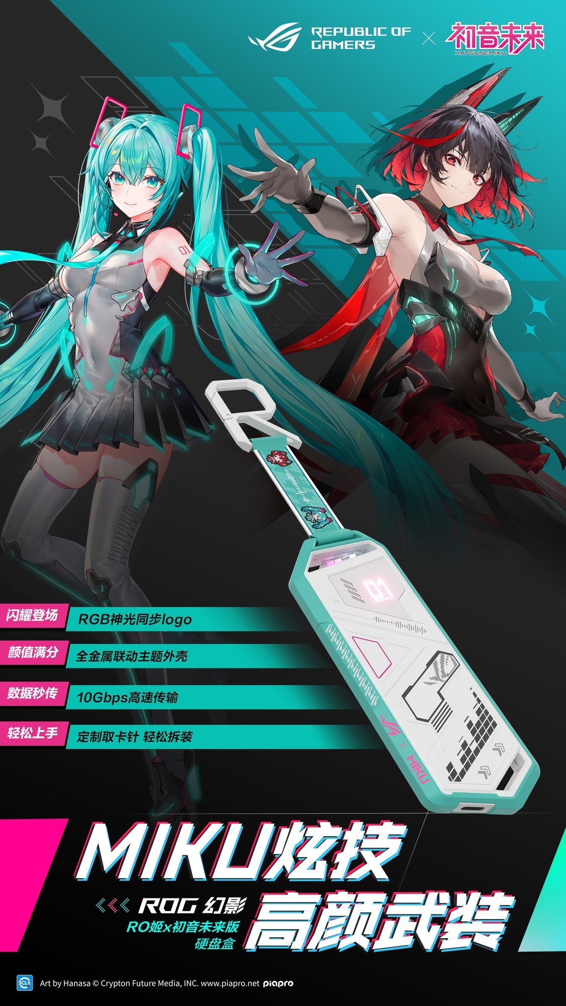 全线登场!ROGx初音未来联名装备开启预约,超能好物即刻拥有