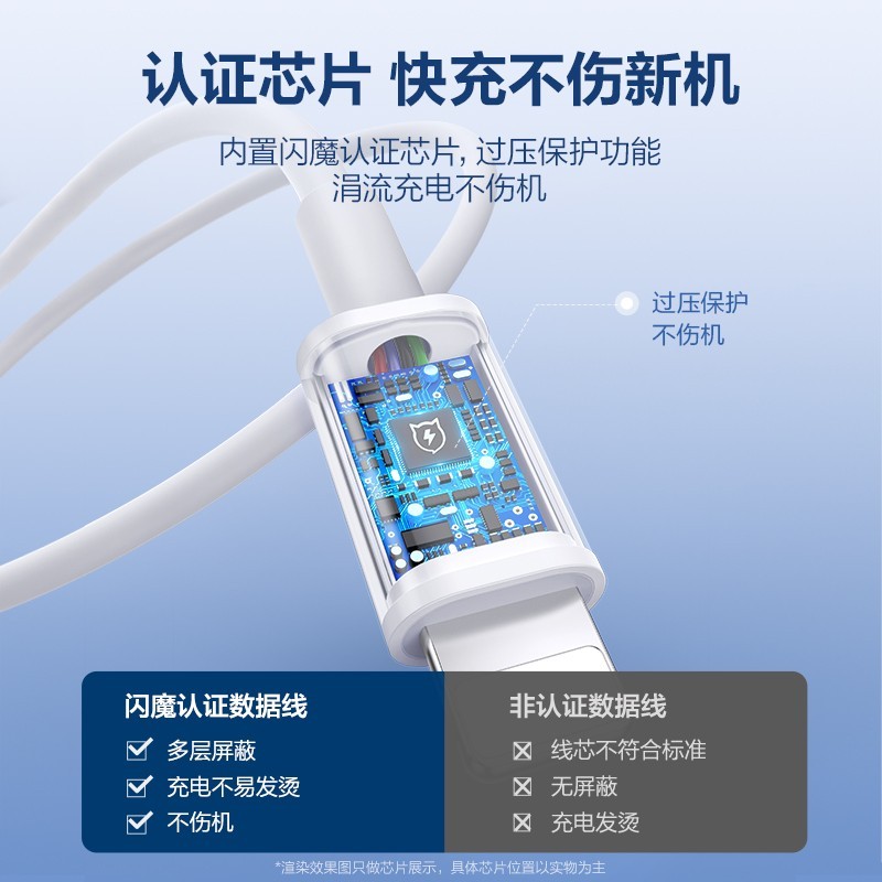 闪魔 iphone数据线