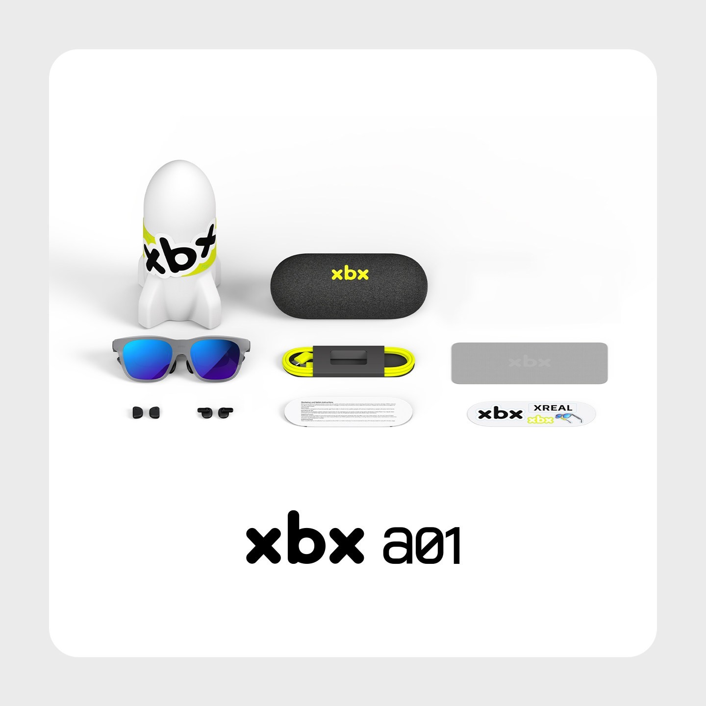 XREAL xbx a01 智能AR眼镜 62g超轻佩戴 支持HDR10  50度FOV观影游戏 ar智能眼镜非AIVR眼镜