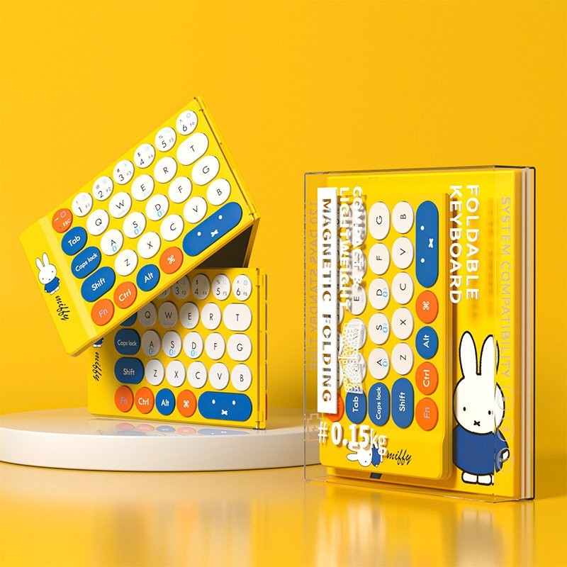 MIPOW 米菲可折叠无线蓝牙键盘可连接手机ipad平板电脑超薄静音迷你便携