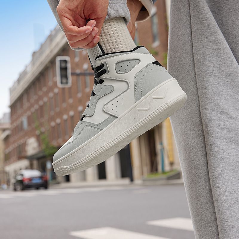 361° 男鞋运动鞋2025秋冬aj1高帮板鞋减震舒适小白鞋男