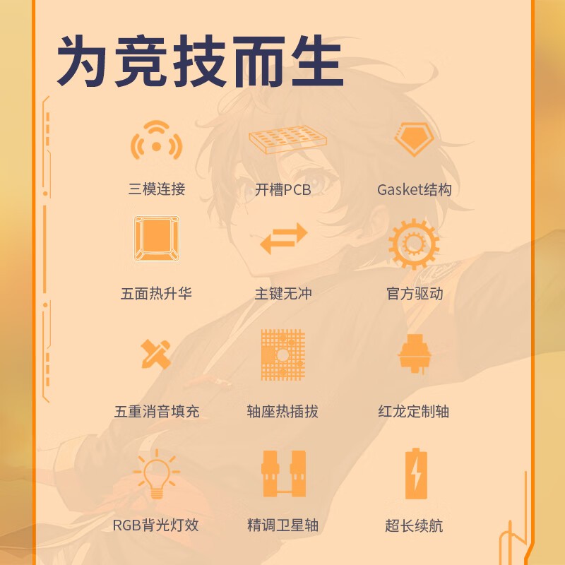 REDRAGON����KS82 PRO��ģ��е������ʱ�ػ�134Ԫ