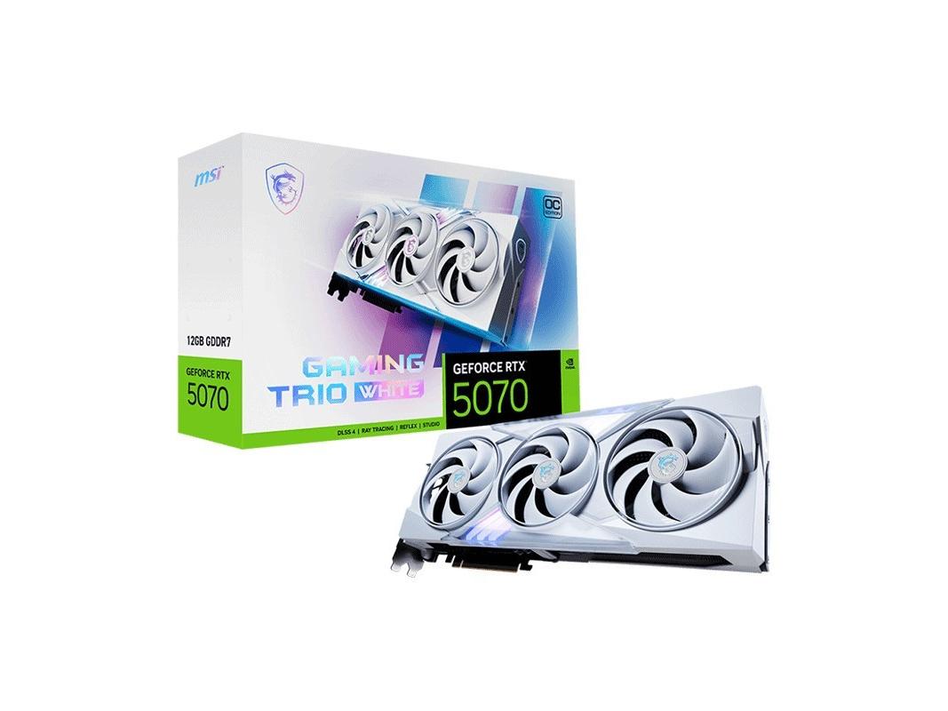 msi΢ GeForce RTX5070 12G GAMING TRIO OC WHITE