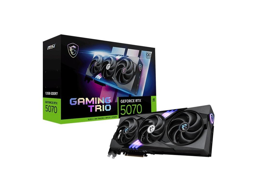 msi微星 GeForce RTX5070 12G GAMING TRIO OC