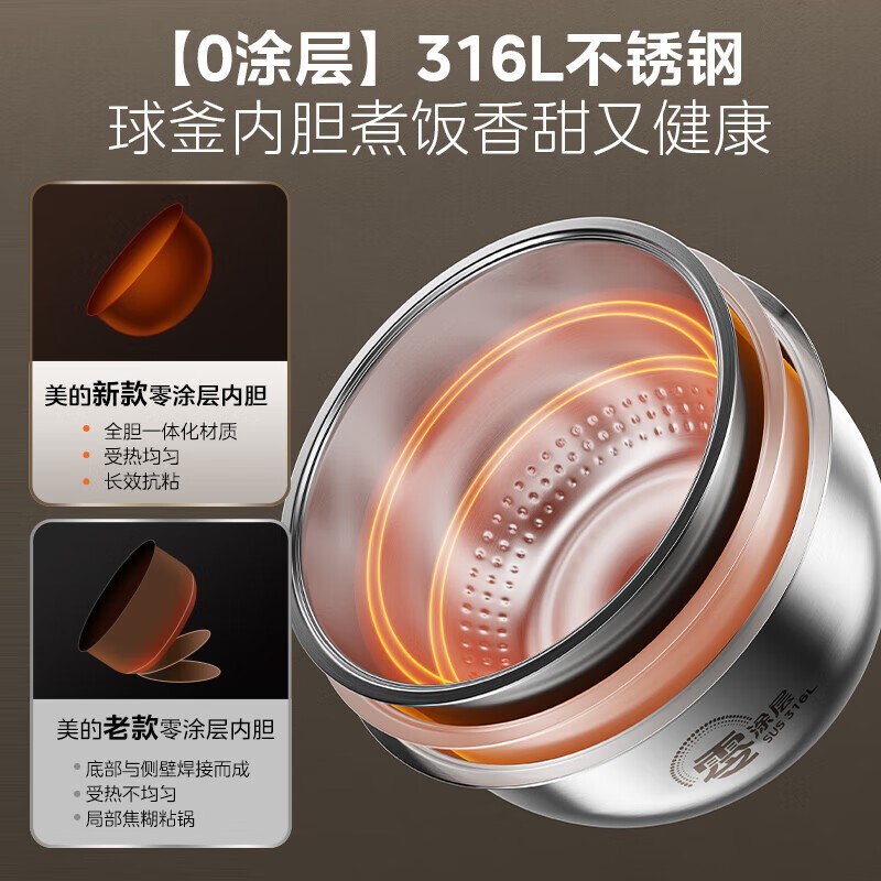 美的MB - HC459S电饭煲,到手价282元可入手