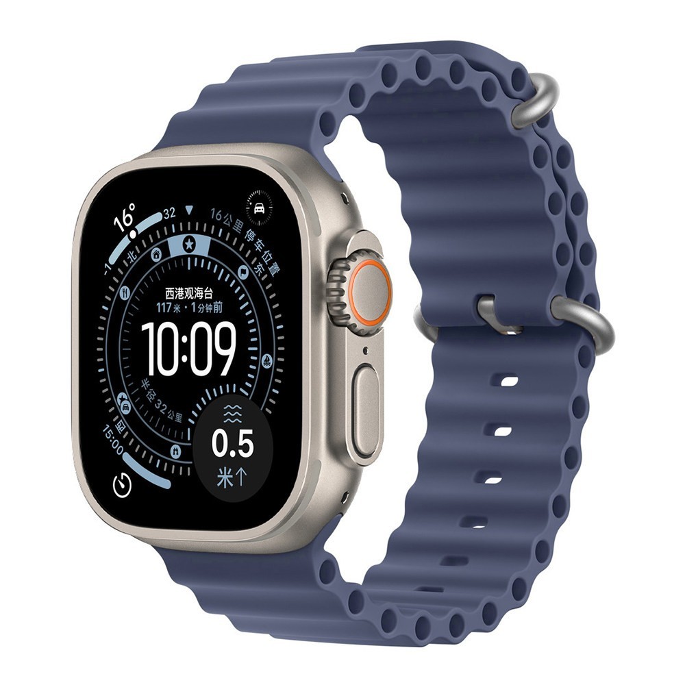 适用于applewatch S10高山回环尼龙表带S8ultra苹果手表S9/7/6/5/4/se代户外运动表带46/45/49mm