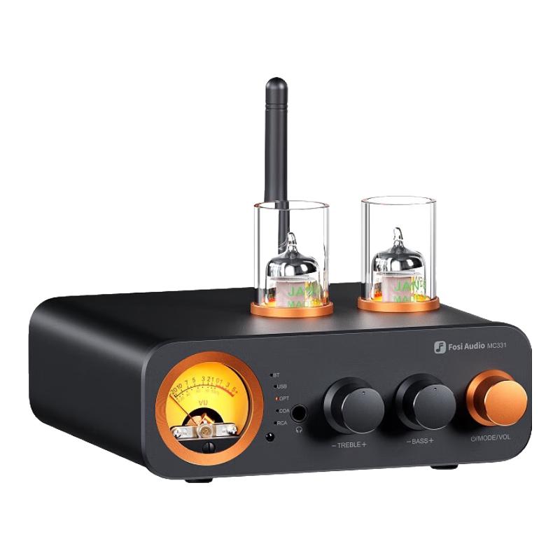 弗西音频 MC331电子管胆机前级蓝牙数字功放机HiFi无损发烧 三合一功放一体机