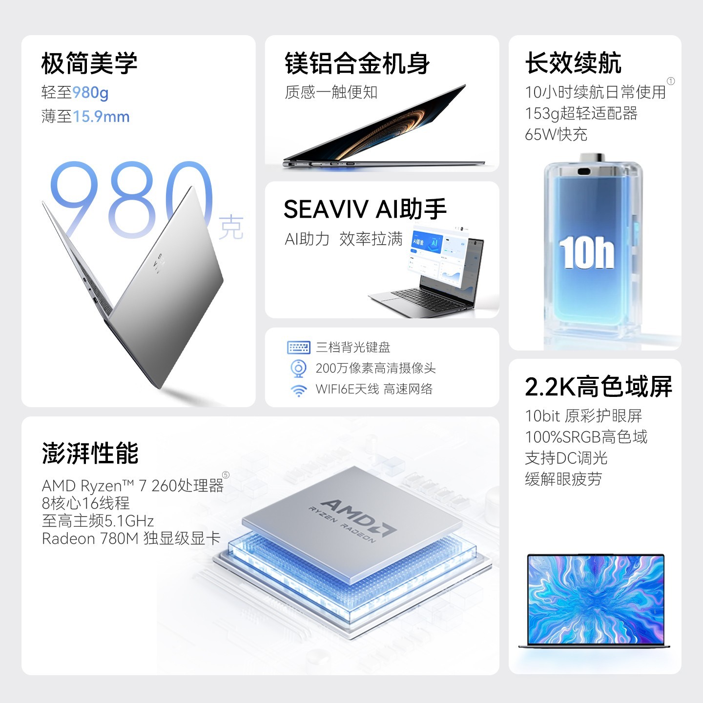 希未 R14至尊版 AI轻薄本 笔记本电脑