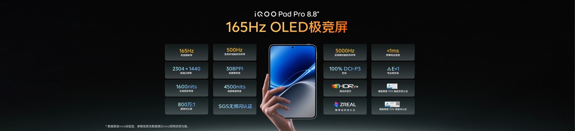 iQOO Pad Pro 8.8英寸正式发布,校园大神的电竞伙伴