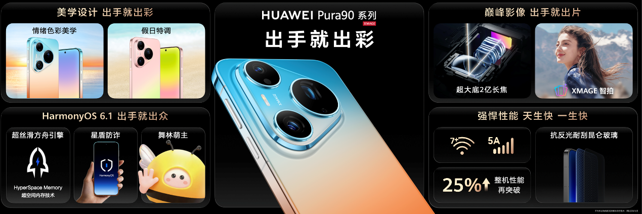HUAWEI Pura 90系列正式发布,开启2亿智拍新时代
