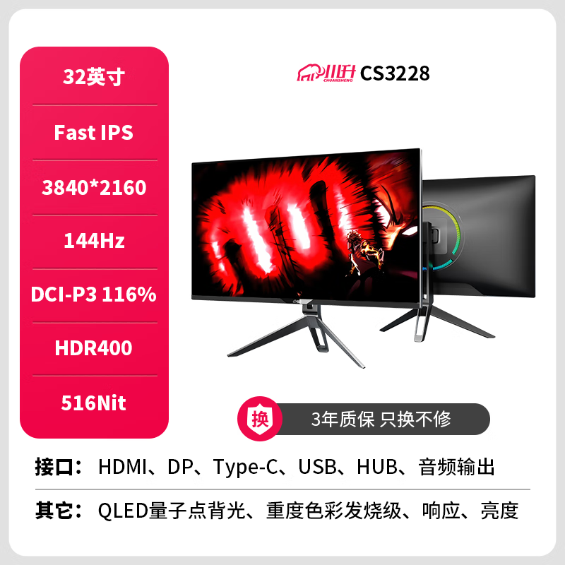 CS3228 32Ӣ4Kʾֵ
