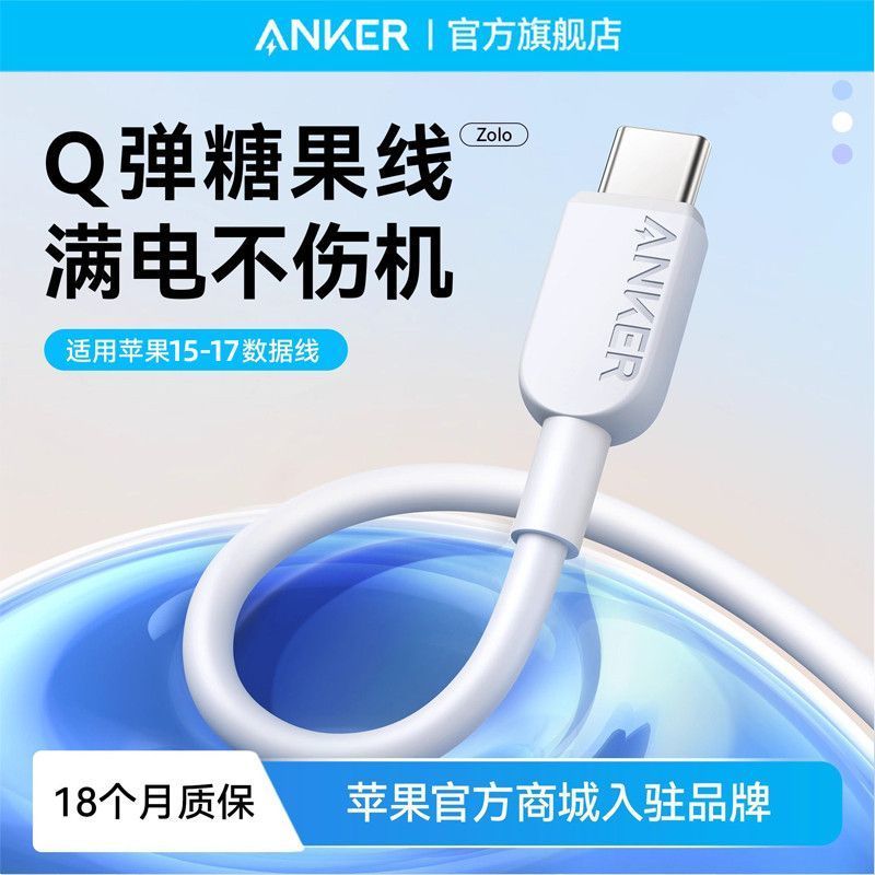 安克 A8856 Type-C转Type-C 5A 数据线