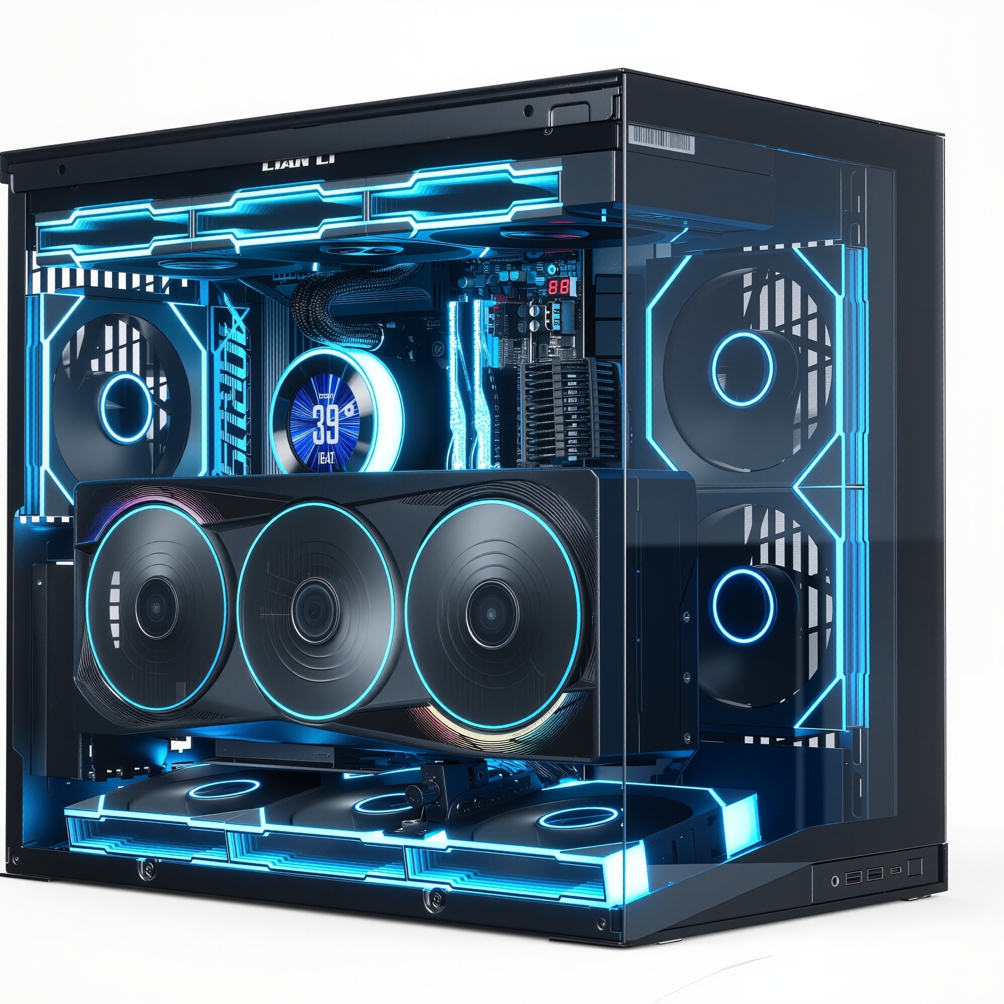 联力 整机265KF/270K plus搭5080/5090联力包豪斯海景房无卡可DIY配置