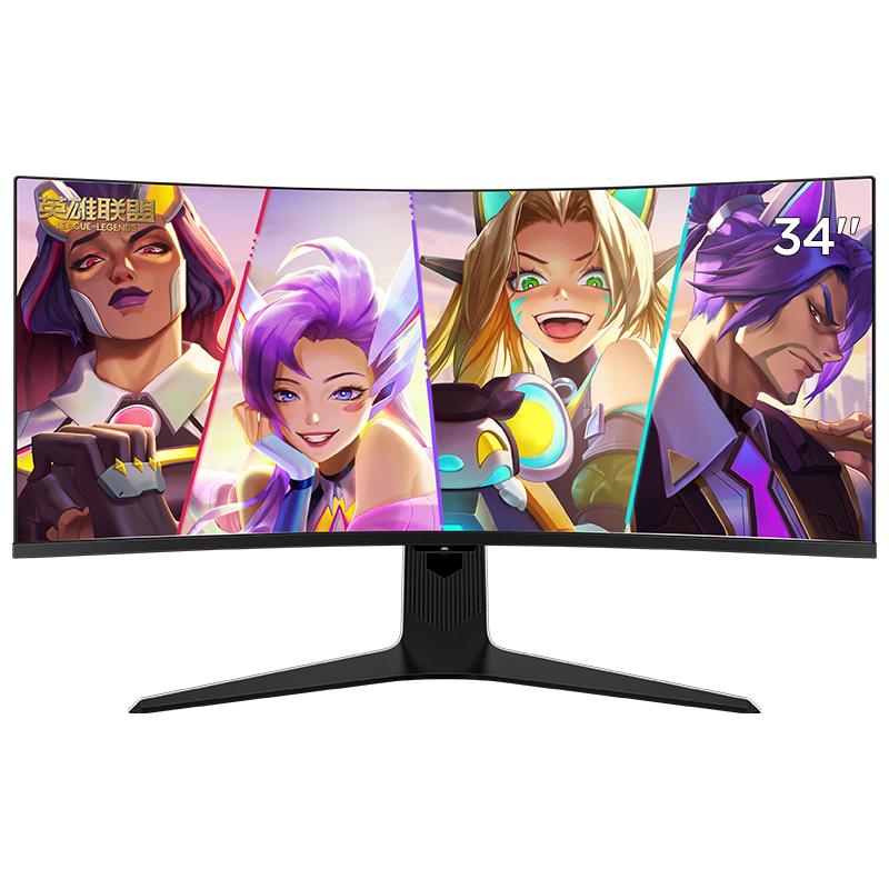 雷鸟 Q8 34英寸准4K180Hz21:9曲面屏1152分区QD-MiniLED电竞显示器