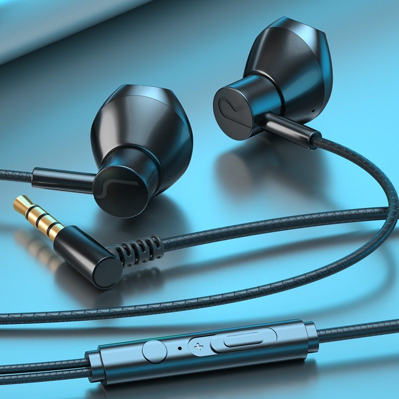 乐歆 游戏耳机有线入耳式typec扁口适用oppo小米vivo圆孔通用耳塞接口