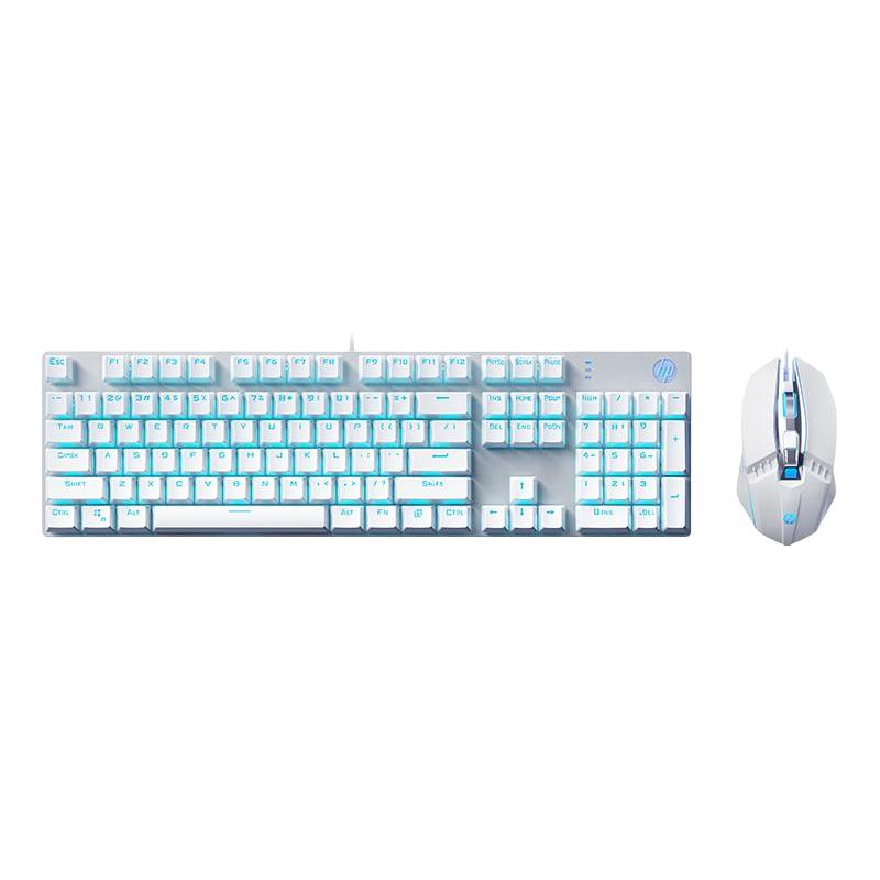 惠普 机械键盘键鼠套装鼠标电竞游戏笔记本电脑键盘台式男女生办公