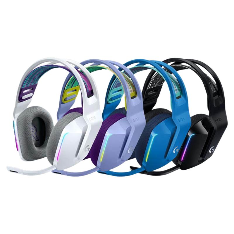 罗技 G733无线电竞游戏头戴式耳机RGB炫彩吃鸡带麦7.1声道听声辨位
