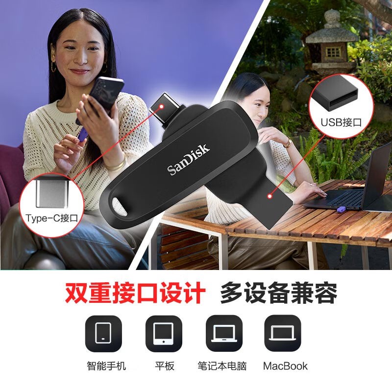 SanDisk 512GB Type-C USB3.2ֻUʱػ